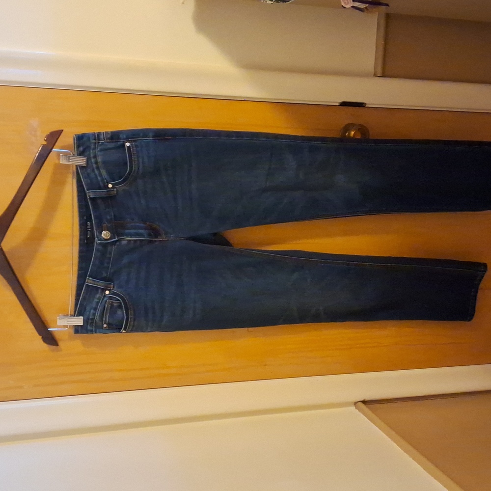 White House Black Market Faded Blue Jeans Size 0 Slim